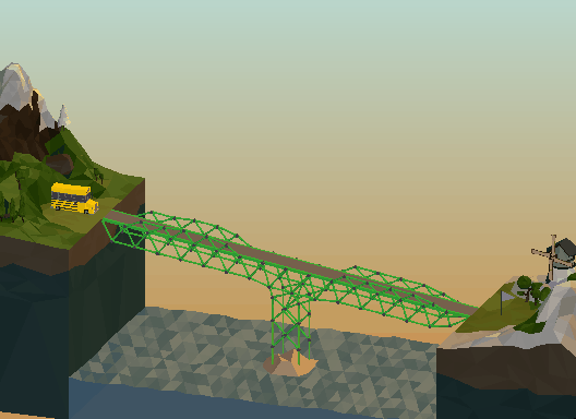 《Poly Bridge》第一關(guān)全關(guān)卡最省錢過關(guān)攻略