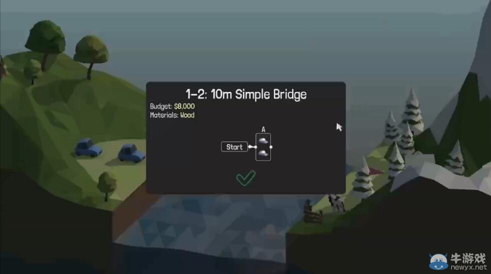 《Poly bridge》第一關(guān)高山牧場圖文攻略