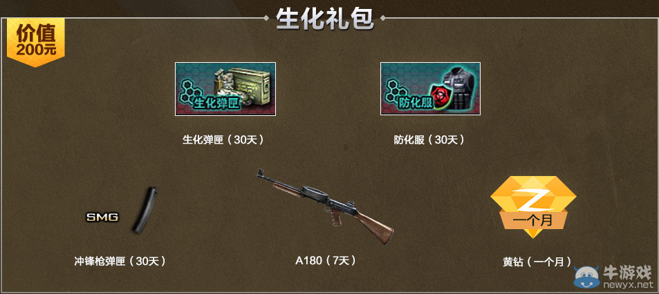 CF7月超值禮包 15QB買爆破、生化禮包