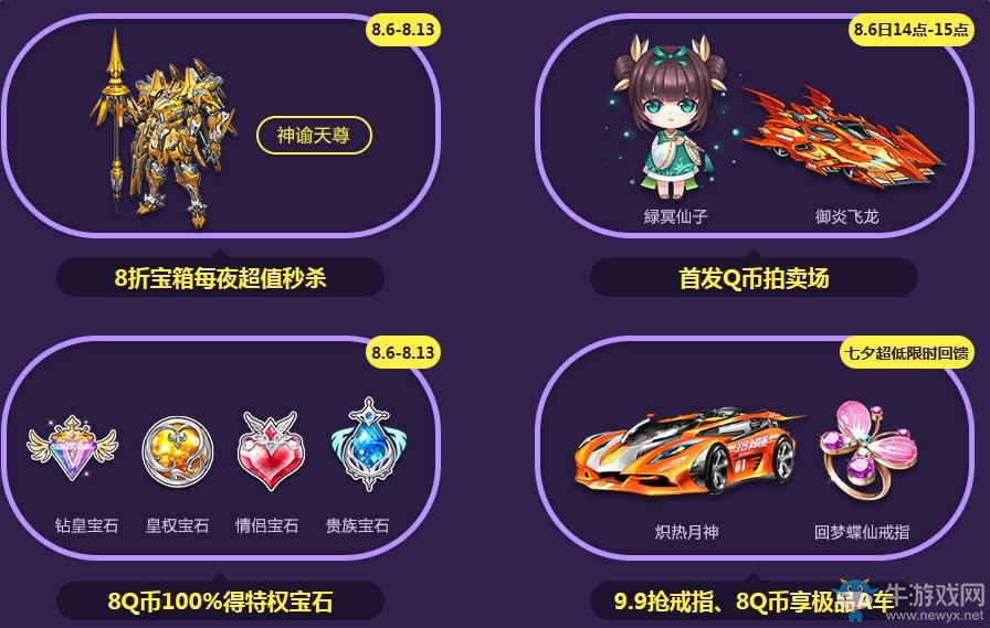 《QQ飛車》8.6八天八夜 極限狂歡大禮送不停