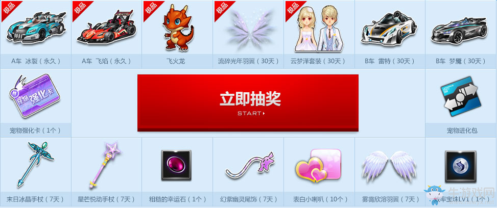 《QQ飛車》小橘子的幸運寶物 永久極品道具登場