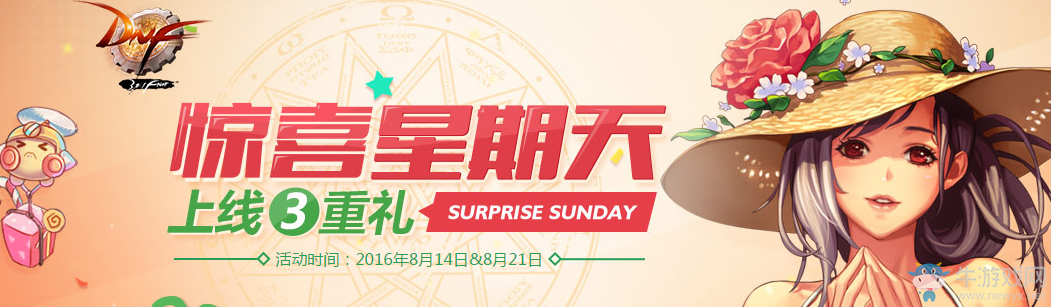 《DNF》驚喜星期天 上線三重禮
