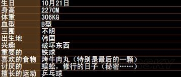 《拳皇》拳皇系列人物背景資料圖鑒