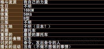 《拳皇》拳皇系列人物背景資料圖鑒