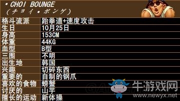 《拳皇》拳皇系列人物背景資料圖鑒