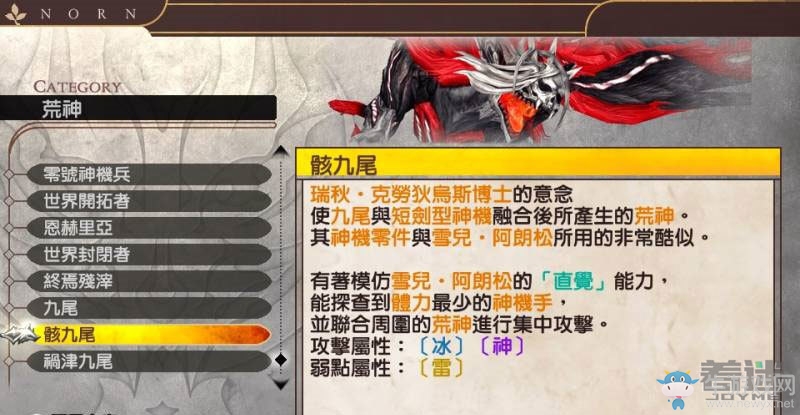 《噬神者2：狂怒解放》荒神圖鑒