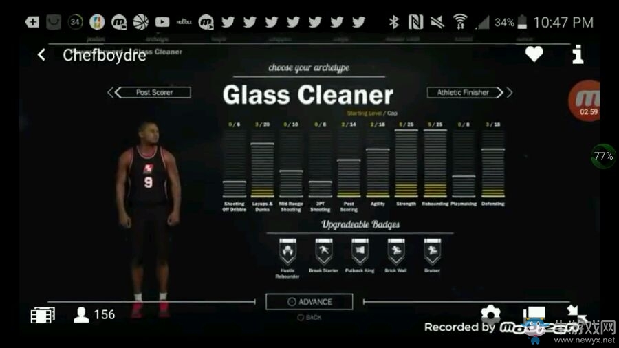《NBA 2K17》MC模式各位置能力值上限介紹