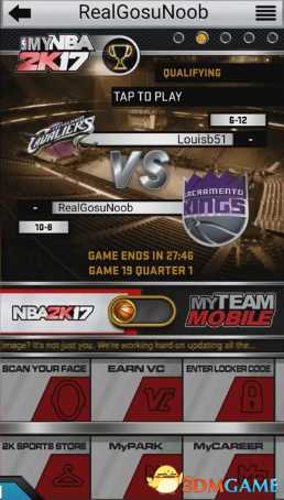 《NBA 2K17》手機(jī)掃臉圖文教程