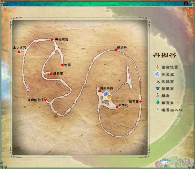 《仙劍奇?zhèn)b傳5》迷宮地圖及寶物位置一覽