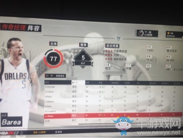 《NBA 2K17》經(jīng)理模式球員推薦