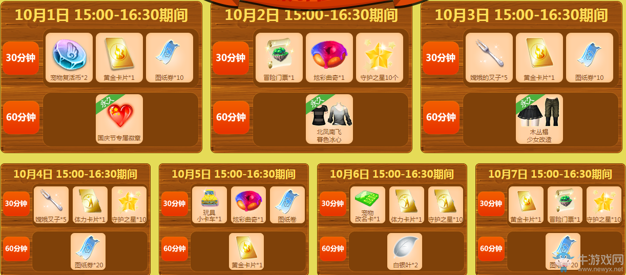 《QQ炫舞》國慶狂歡周回饋