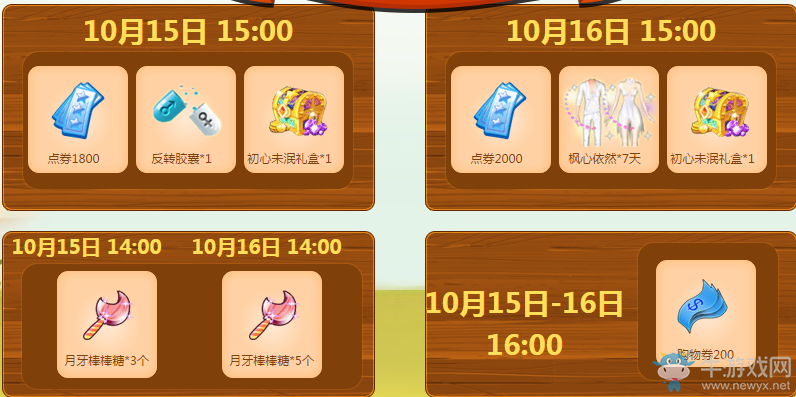 《QQ炫舞》10月第二周回饋