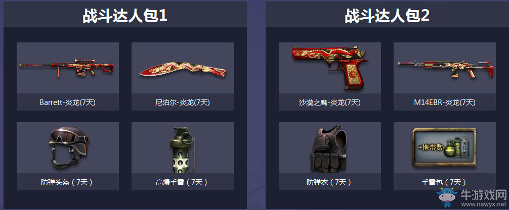 cf10月戰斗吧王者 實用戰斗包大放送