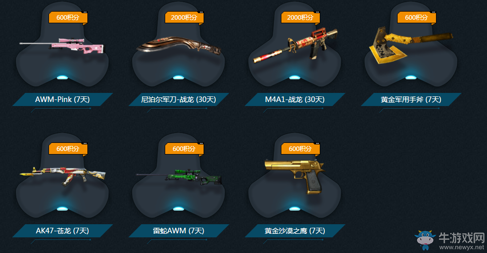 cf心悅積分城活動 每日做任務(wù)換道具