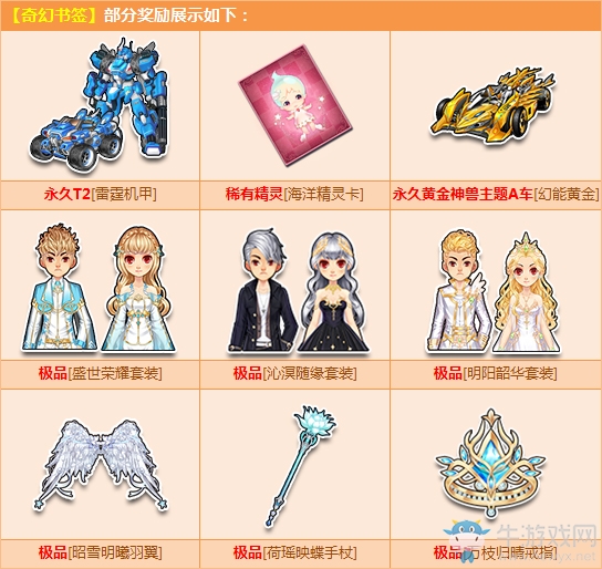《QQ飛車》奇幻書簽變極品 贏人氣T2雷霆機甲