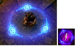 《流放之路》技能寶石之藍色光環寶石