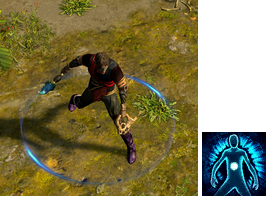 《流放之路》技能寶石之藍色光環寶石