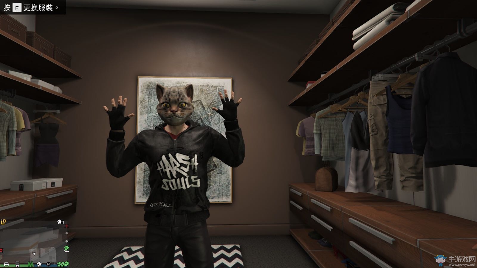 《GTA5》T恤圖案印到外套方法教程