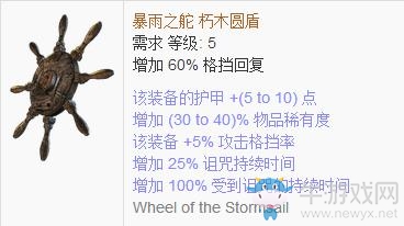 《流放之路》傳奇裝備之盾牌（普通掉落）