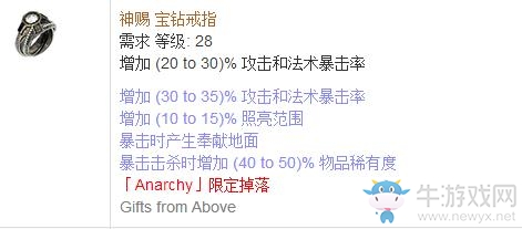 《流放之路》傳奇裝備之戒指（特定掉落）