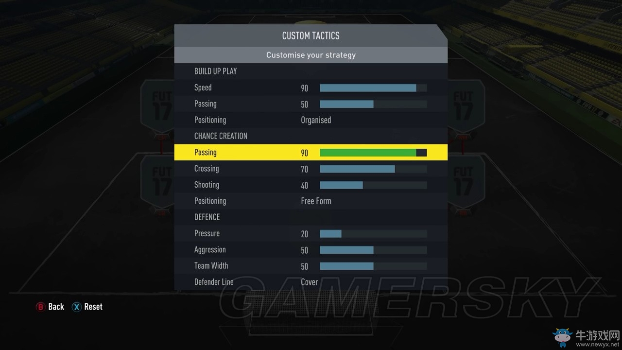 《FIFA 17》隊員陣型選擇推薦