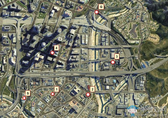 《GTA5》太平洋飛馳電掣任務最佳路線