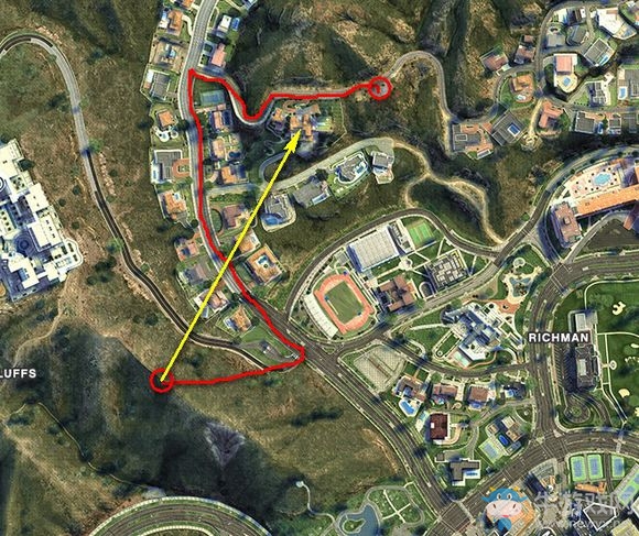 《GTA5》太平洋飛馳電掣任務最佳路線