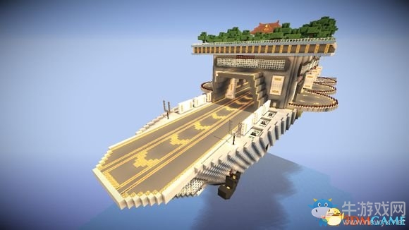 《我的世界》飛艇建造方法