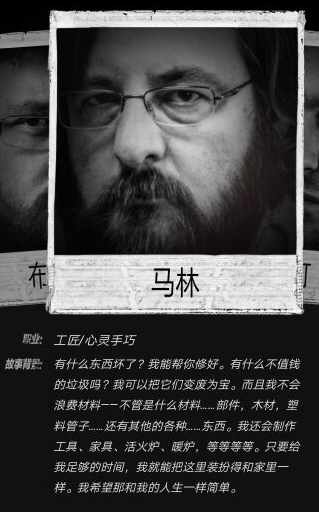 《這是我的戰(zhàn)爭》TGP版全人物介紹