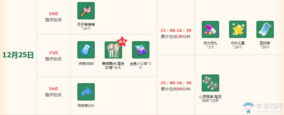《QQ炫舞》圣誕回饋活動