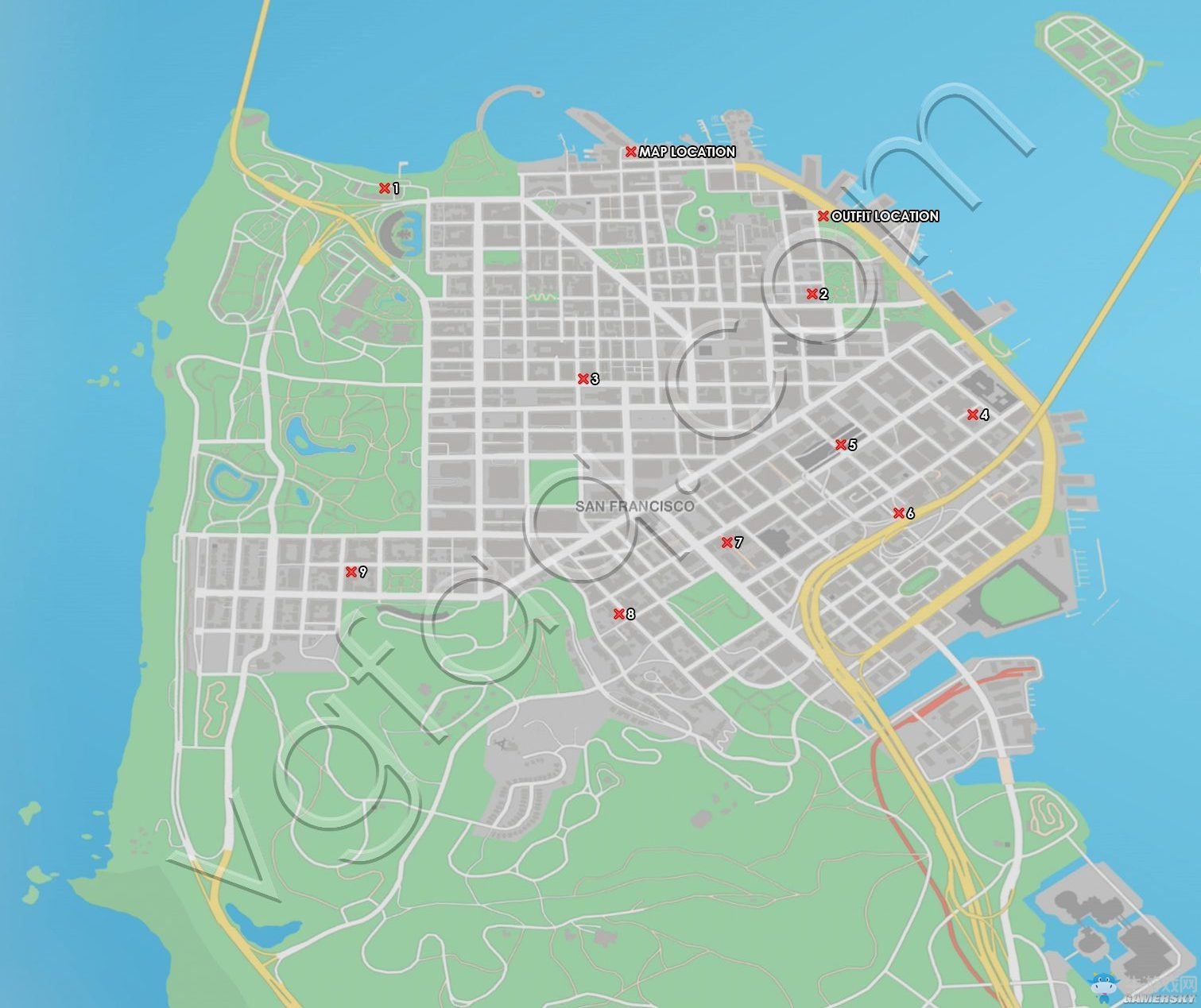 《看門狗2》可收集的物品收集地圖