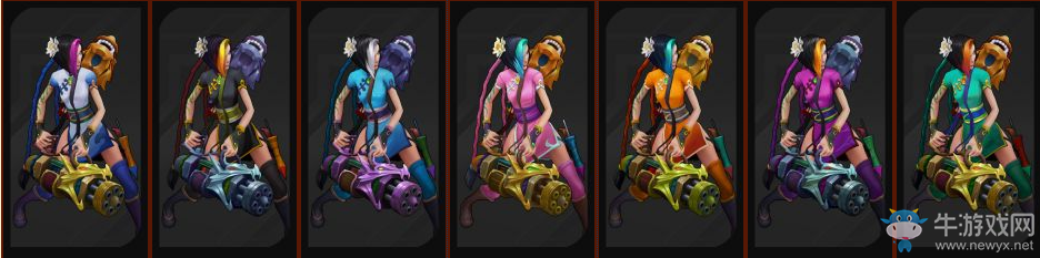 《LOL》神龍烈焰金克絲炫彩皮膚包