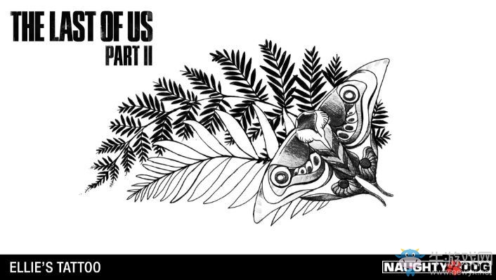 《美國末日2》主角艾莉紋身圖案簡單介紹