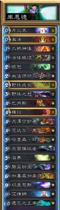 《爐石傳說》活躍在加基森中的德魯伊