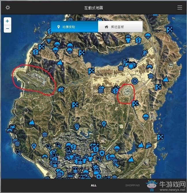 《俠盜飛車5》軍事基地位置一覽