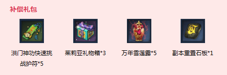 《劍靈》12月8日維護延長補償禮包領取