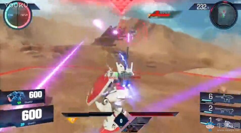《高達VERSUS》游戲內(nèi)容實機演示視頻