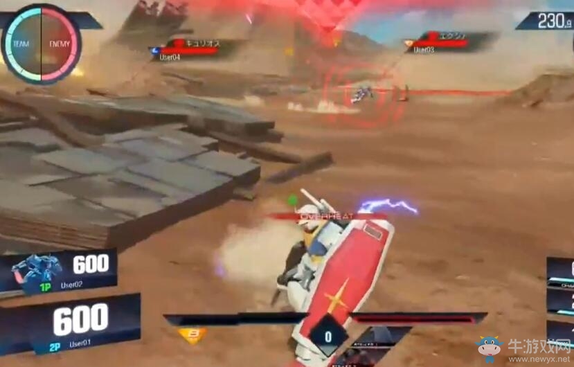 《高達VERSUS》游戲內(nèi)容實機演示視頻