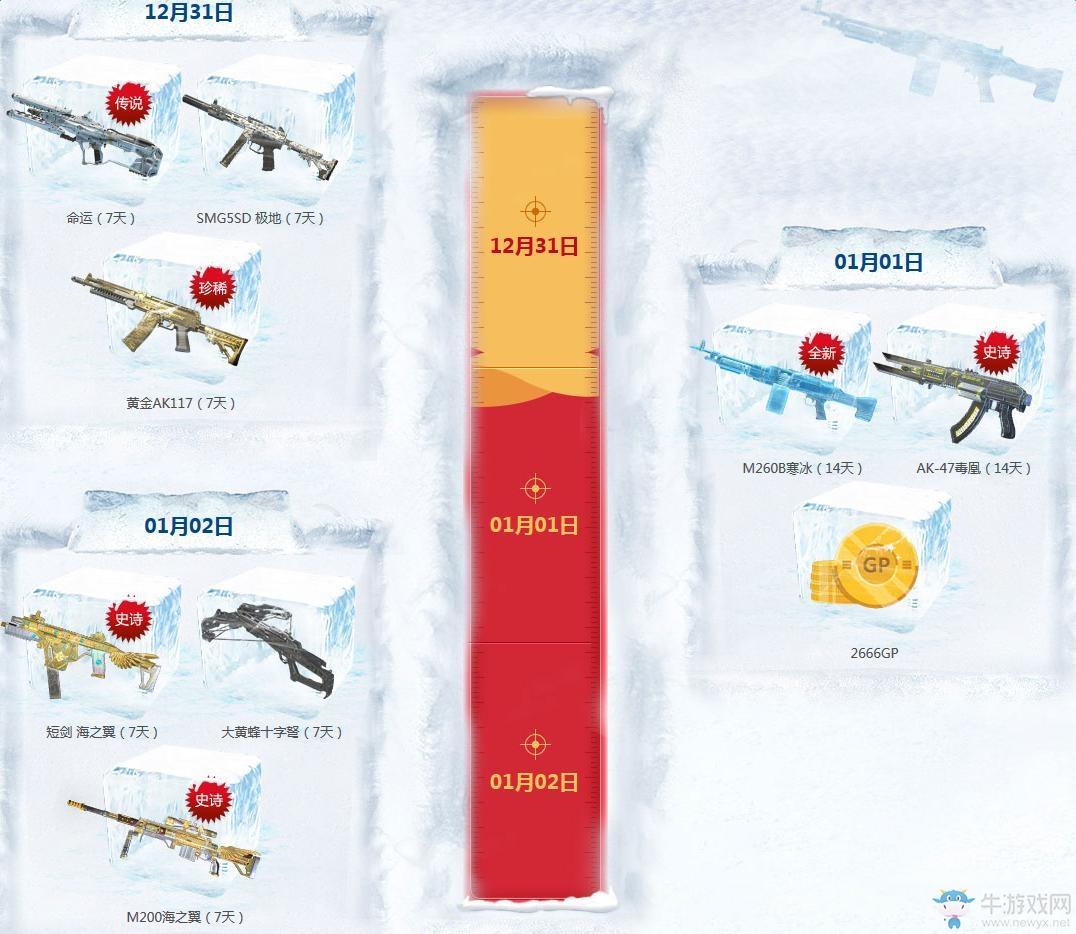 《使命召喚OL》元旦狂歡活動 在線領命運