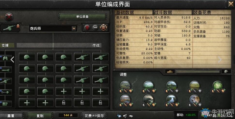 《鋼鐵雄心4》強(qiáng)力步炮編制推薦