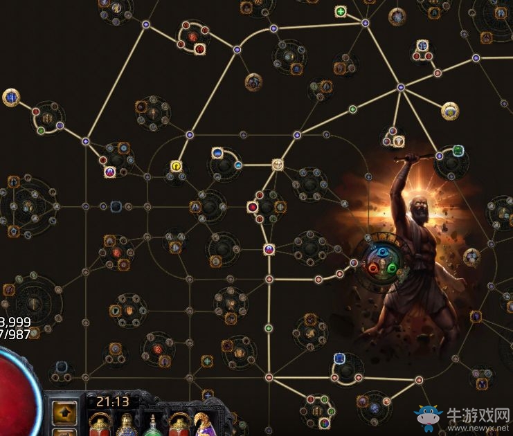 《流放之路》圣堂武僧圣宗虛空刀雨圖騰BD