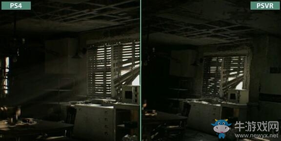 《生化危機7》PSVR與PS4畫面對比