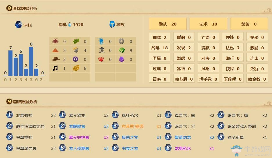 《爐石傳說》天梯清流，龍牧