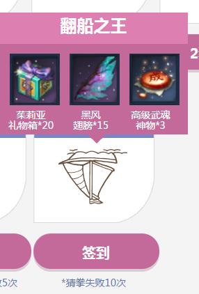 《劍靈》開學簽到翻船之王禮盒介紹