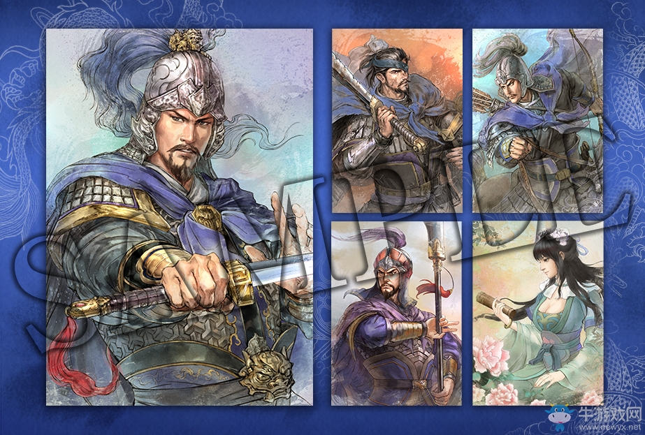 《三國(guó)志13威力加強(qiáng)版》新武將頭像大圖一覽