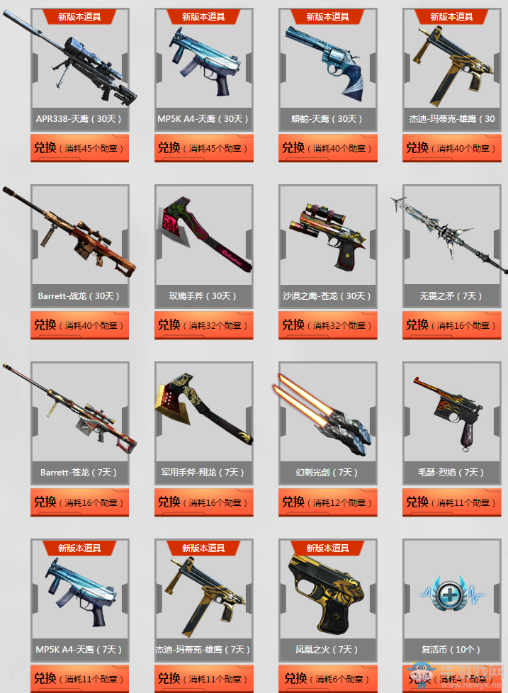 《cf》4月版本活動 永久道具繼續領