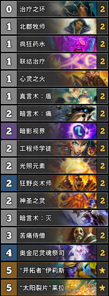 《爐石傳說》牧師4月卡組沖分卡組推薦