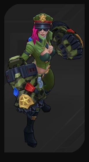 《LOL》女警官 蔚炫彩皮膚