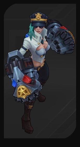 《LOL》女警官 蔚炫彩皮膚