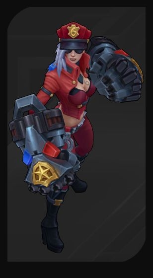 《LOL》女警官 蔚炫彩皮膚